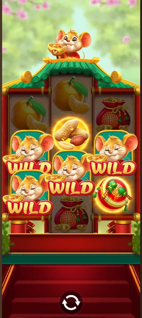 Tela de jogo do Lucky Mouse